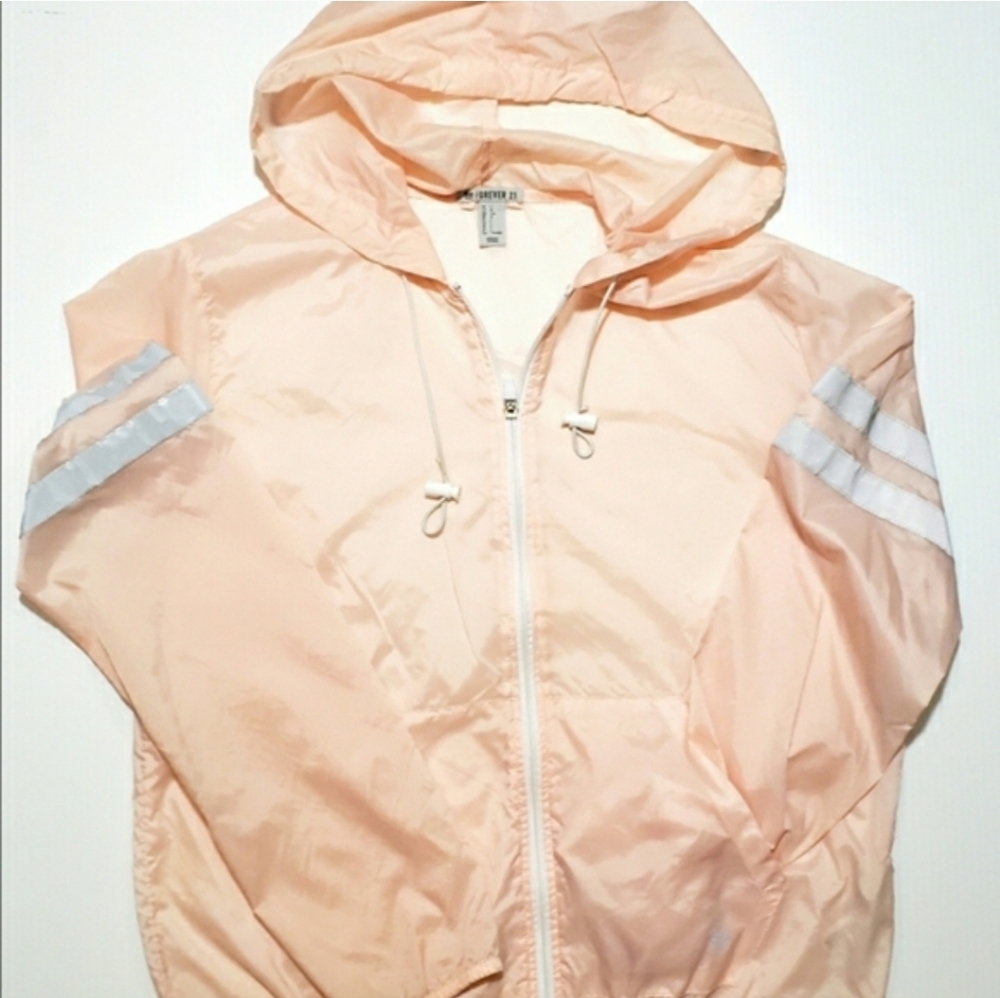 Forever 21 Hooded Jacket Windbreaker Jacket
